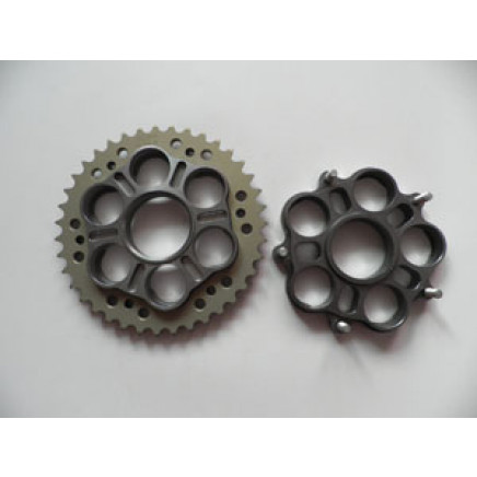 CNC Aluminium Quick Change Sprocket Carrier with Sprocket