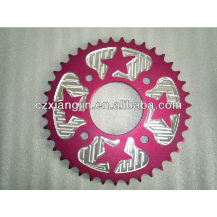 CNC Aluminum Alloy Motor Sprocket of 420