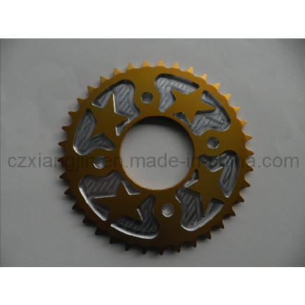 CNC Aluminum Dirt Bike Aluminum Alloy 7075 Motorcycle Sprocket