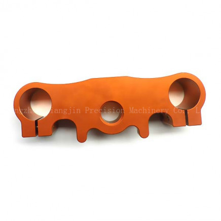 CNC Machined Aluminum Upper Clamp with Anodizing