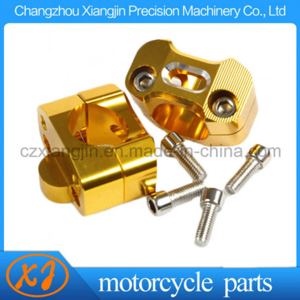 CNC Machining Aluminum Alloy Bar Riser Handlebar Clamp