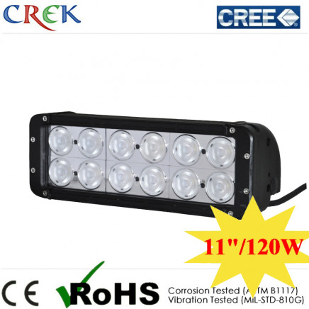 CREE 11" 120W LED Light Bar for SUV, ATV, Jeep, 4X4