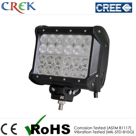 CREE 72W Quad Row LED Light Bar 7inch (CK-BC40603)