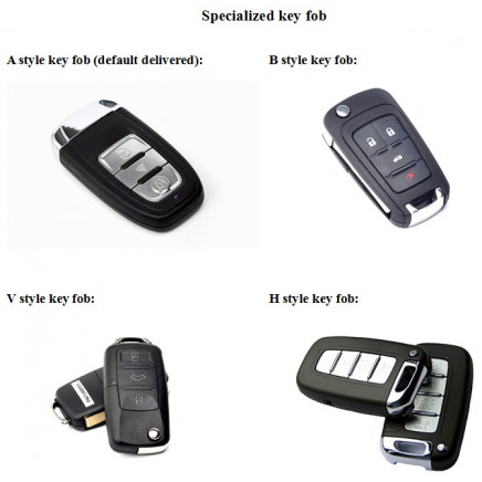 Can-Bus Smart Key Push Button Remote Start Car Alarm System