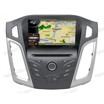 Car DVD Bluetooth Radio DVD Player with GPS TV for Ford Focus iPod (C8030FF)