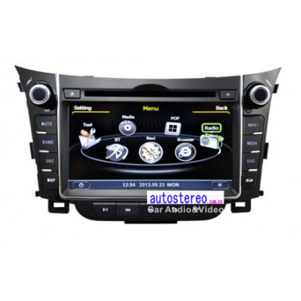 Car DVD GPS Navigator for Hyundai I30 / Elantra GT