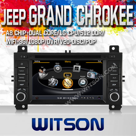 Car DVD Player for Jeep Grand Cherokee with A8 Chipset S100 (W2-C263)