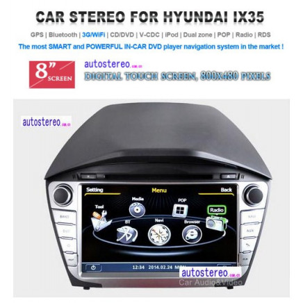Car GPS Navigation DVD for Hyundai IX35 Car Stereo Satnav Navigation Multimedia Head Unit Nav