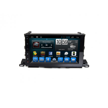 Car GPS Navigator Audio Stereo Autoradio Multimedia for Toyota Highlander