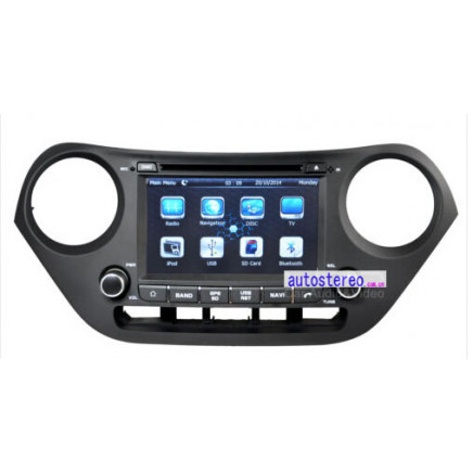 Car Stereo DVD GPS Navigation Headunit for Hyundai I10