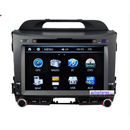 Car Stereo GPS Headunit Multimedia DVD for KIA Sportage (ZW-KIA-103)