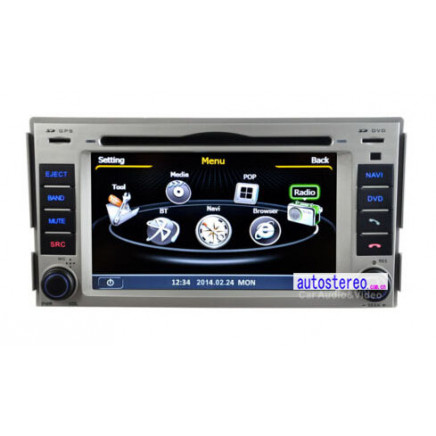 Car Stereo GPS Headunit Multimedia for Hyundai Santa Fe