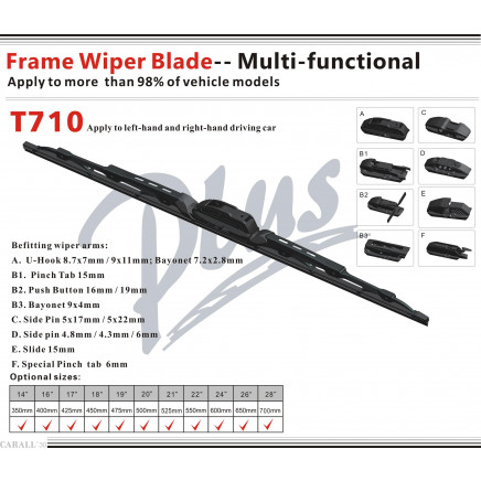Car Wiper Blade Car Washing Equipment with Prices Window Wiper