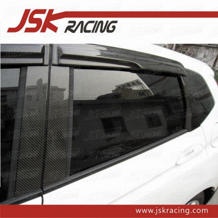 Carbon Fiber B C Pillar for 2014-2015 Honda Fit Jazz (JSK123506)