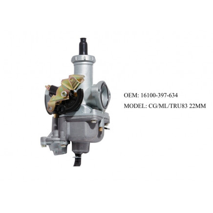 Carburetor for Motorcycle Cg/Ml/Tru83 22mm