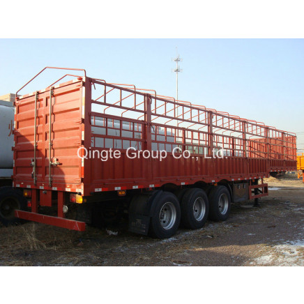 Cargo Transport Semi-Trailer, with Side Board and Barrier (QDT9402CXY)