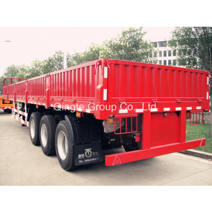Cargo Transportation Semi Trailer, with Barrier 3 Axles (QDT9401)
