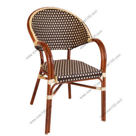 Catering Chair, Aluminum Rattan Bamboo Looking Dining Chair (BC-08017)