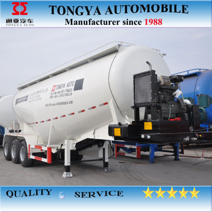Cement Tank Semi Trailer/Bulk Powder Tank Semitrailer/Tongya Tri-Alxe 30cbm-100cbm Bulk Cement Tank Semi Trailer