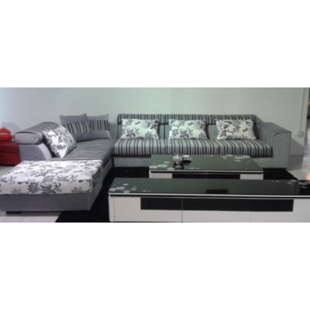 Cheap Fabric Corner Sectional Living Room Sofa Furniture (RFT-C2090)