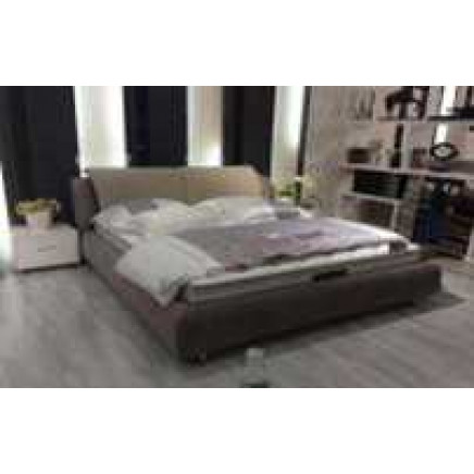 Cheap Good Quality Fabric Bedroom Bed (L803-2)