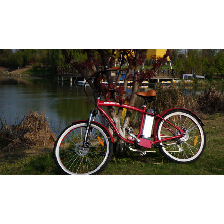 Cheap High Quality Red Disc Brake Man Beach Cruzer