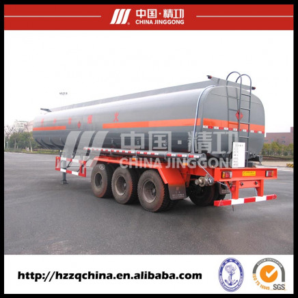 Chemical Tanker Trailer, Liquid Tank Semi-Trailer (HZZ9403GHY) for Delivering Liquid Nitrogen