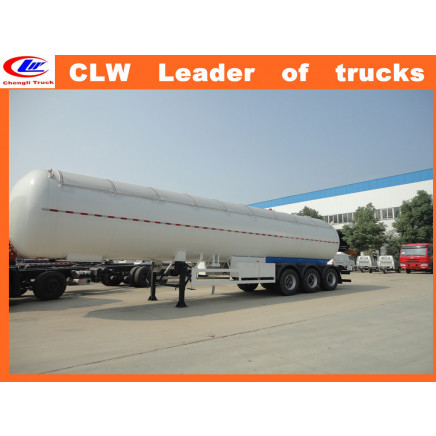 China Exported Liquied Gas Tanker Semitrailer 56cbm LPG Semitrailer