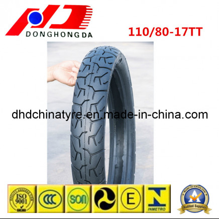 China Factory High Grip 110/80-17 Motorcycle Tubeless Tyre