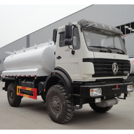 China Factory Sale 10m3 Euro3 Beiben 4X4 Fuel Tanker