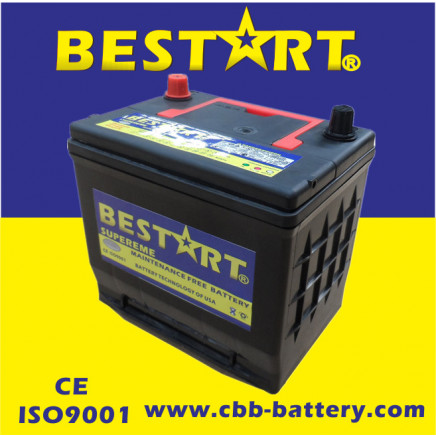 China Factory Wholesaler Price 60ah 12V SMF Auto Car Battery Vehicle 55D23r-Mf