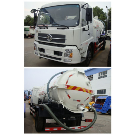 China High Quality 8cbm Fecal Suction Truck with Dongfeng Chassis