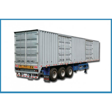 China Manufacturer 13m Strong Box Semi Trailer
