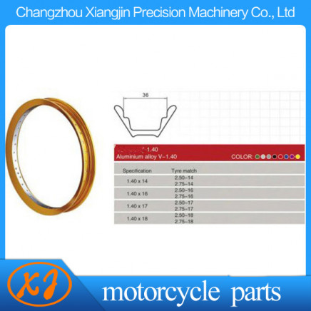 China Supplier CNC Parts Motorcycle Alloy Wheel Rim