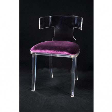 China Supplier Clear Acrylic Dining Chair with Spongy Cushion