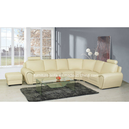 Chinese Furniture Big Sectional Sofa with Ottoman