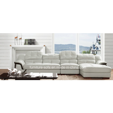 Chinese Leather Sofa Set with High Back (SO33)