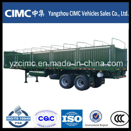 Cimc 3 Axles Fence Semi Trailer for Animal Transportation