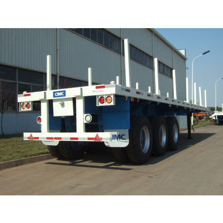 Cimc Flatbed Semitrailer with Stake