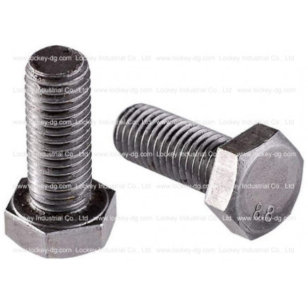 Class 8.8 Alloy Steel Hex Bolt, Self Color