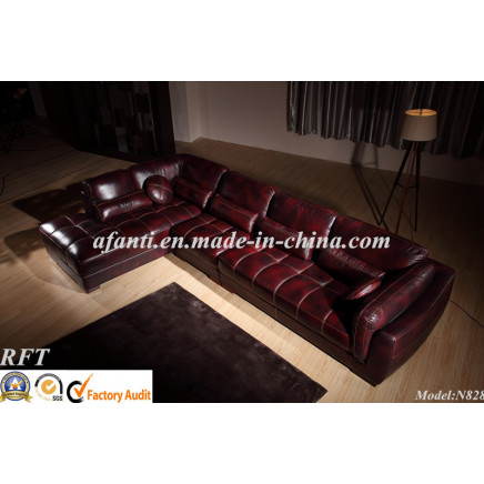 Classic European Style Living Room Corner Sofa (N828)