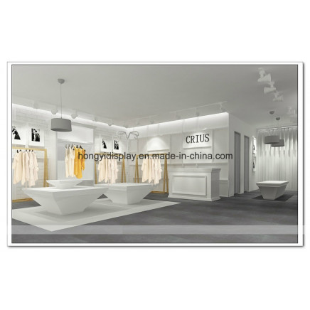 Classic Women Clothes Display Showcase for Shop Interior Design