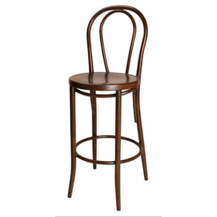 Classical Aluminum Bent Wood Patio Bar Chair (DC-15552)