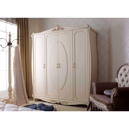 Classical Wooden Bedroom Furniture-Jl-1008A-1 Wardrobe