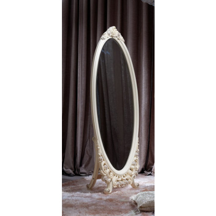 Classical Wooden Bedroom Furniture-Jl-A1023b Floor Mirror