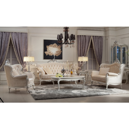 Classical Wooden Bedroom Furniture Sofa Set