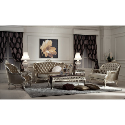Classical Wooden Bedroom Furniture Sofa Set