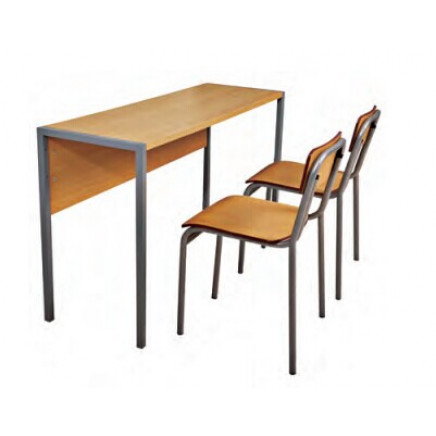 Classroom Double Desk and Chair (SF-11D)