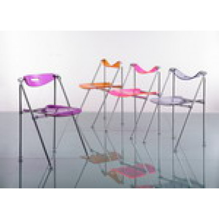 Colored Folding Acrylic Chair (KC099)