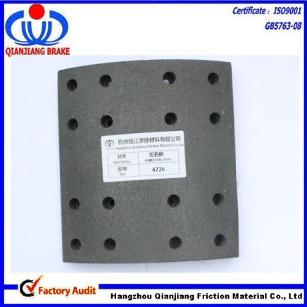 Commercial Vehicles Brake Lining for Eaton Brakes (FMSI 4726)